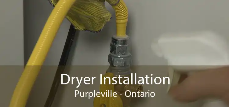 Dryer Installation Purpleville - Ontario