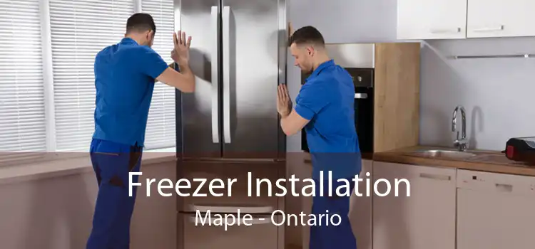 Freezer Installation Maple - Ontario