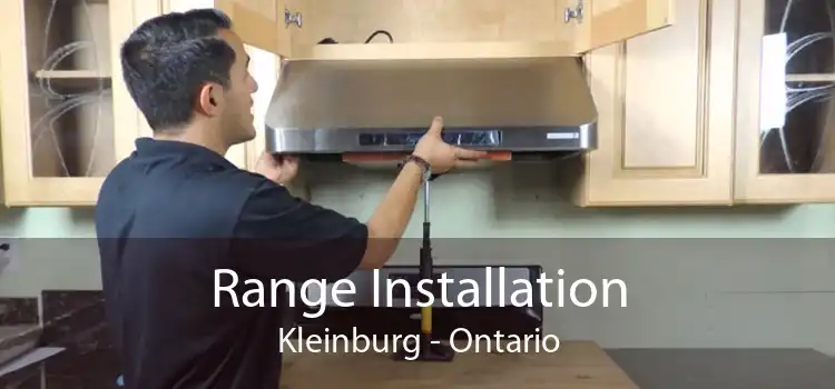 Range Installation Kleinburg - Ontario